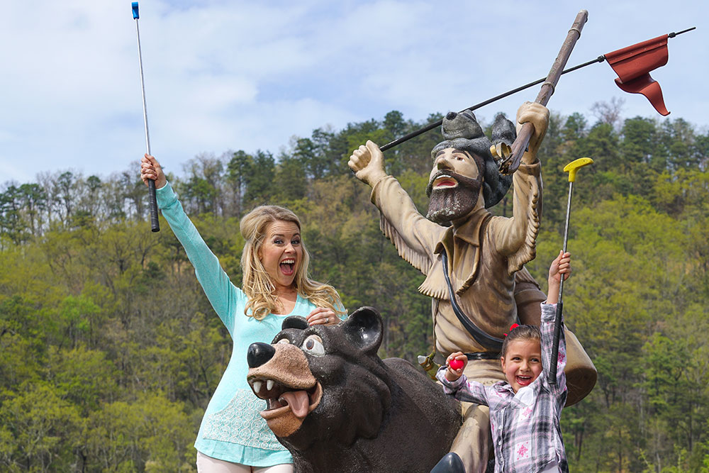 Ripley's Davy Crockett Mini-Golf (Slider Image 1) | Gatlinburg Attractions